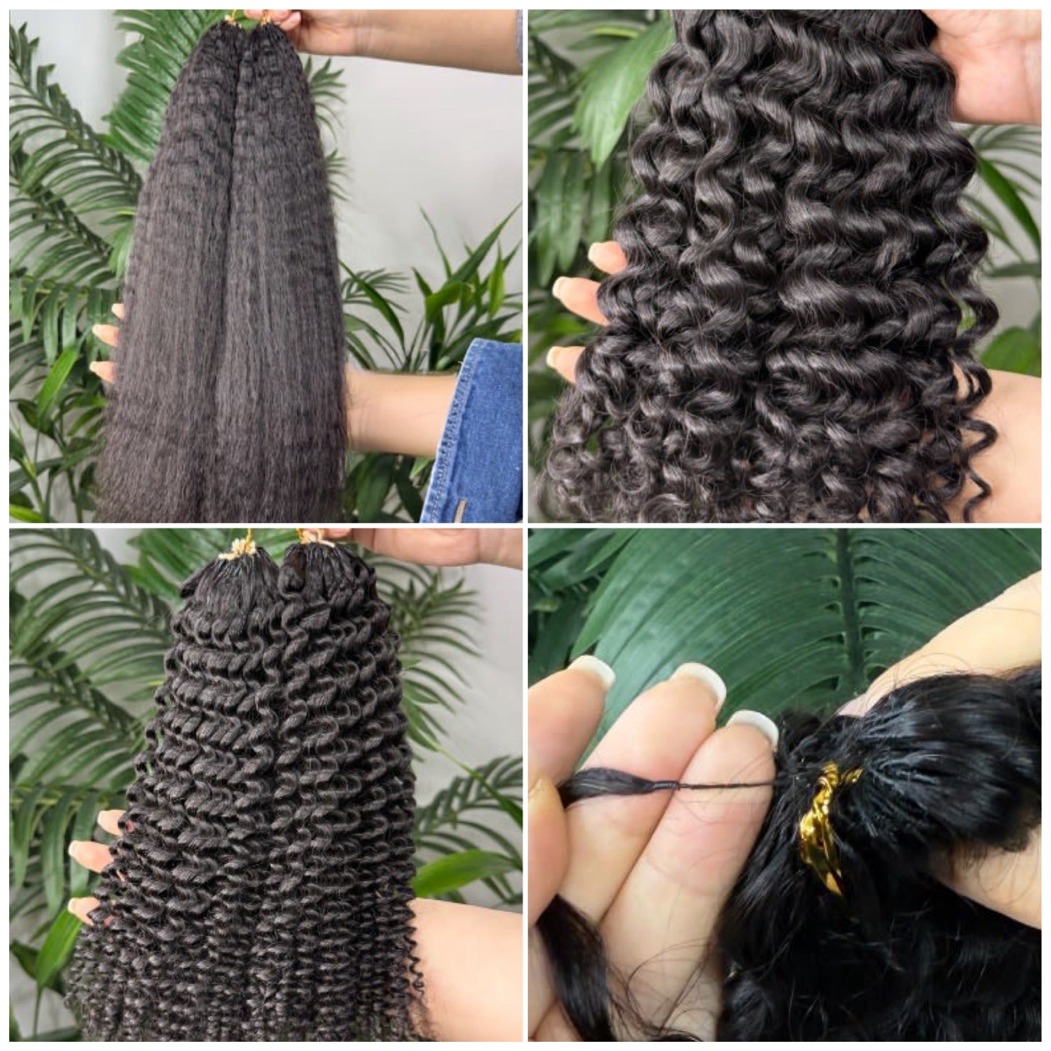 Natural Color Crochet Hair